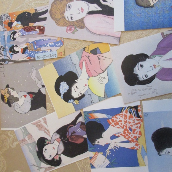 Collection 12 Japanese Post cards - Picture 4 of 7